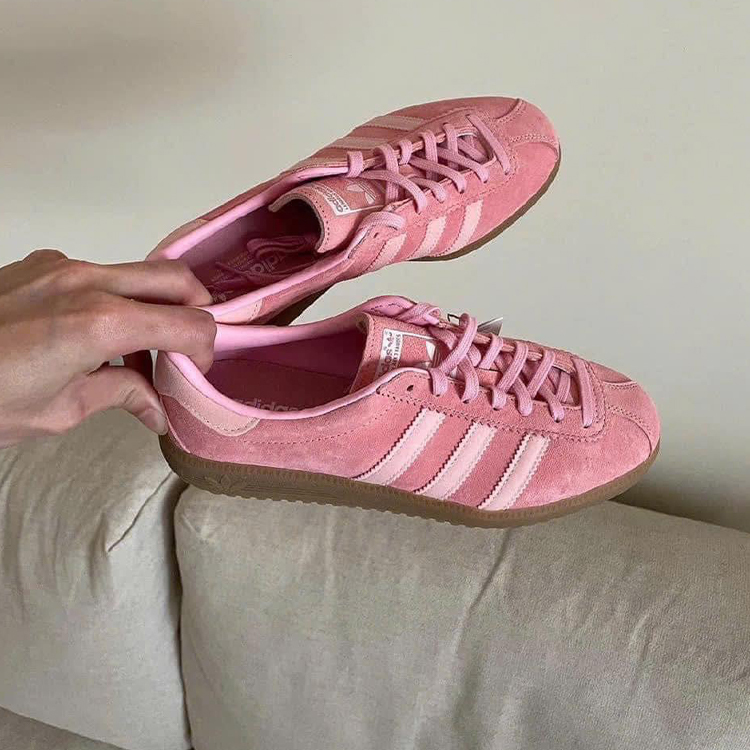 <國外預購> Adidas Bermuda Glow Pink 馬卡龍 蜜桃粉 粉紅 粉 焦糖底 復古 德訓鞋