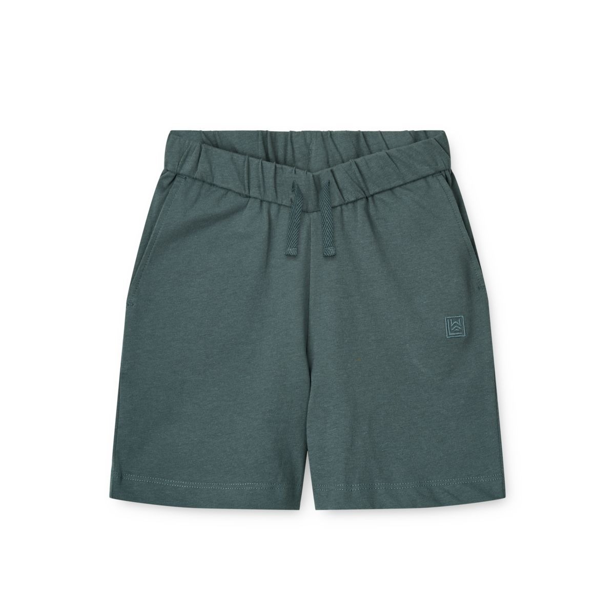 丹麥Liewood 有機棉百搭短褲 - Whale Blue