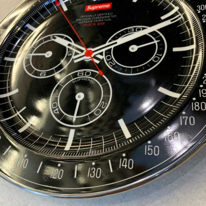 2020AW Supreme Watch Plate 時鐘造型 盤子 開季商品