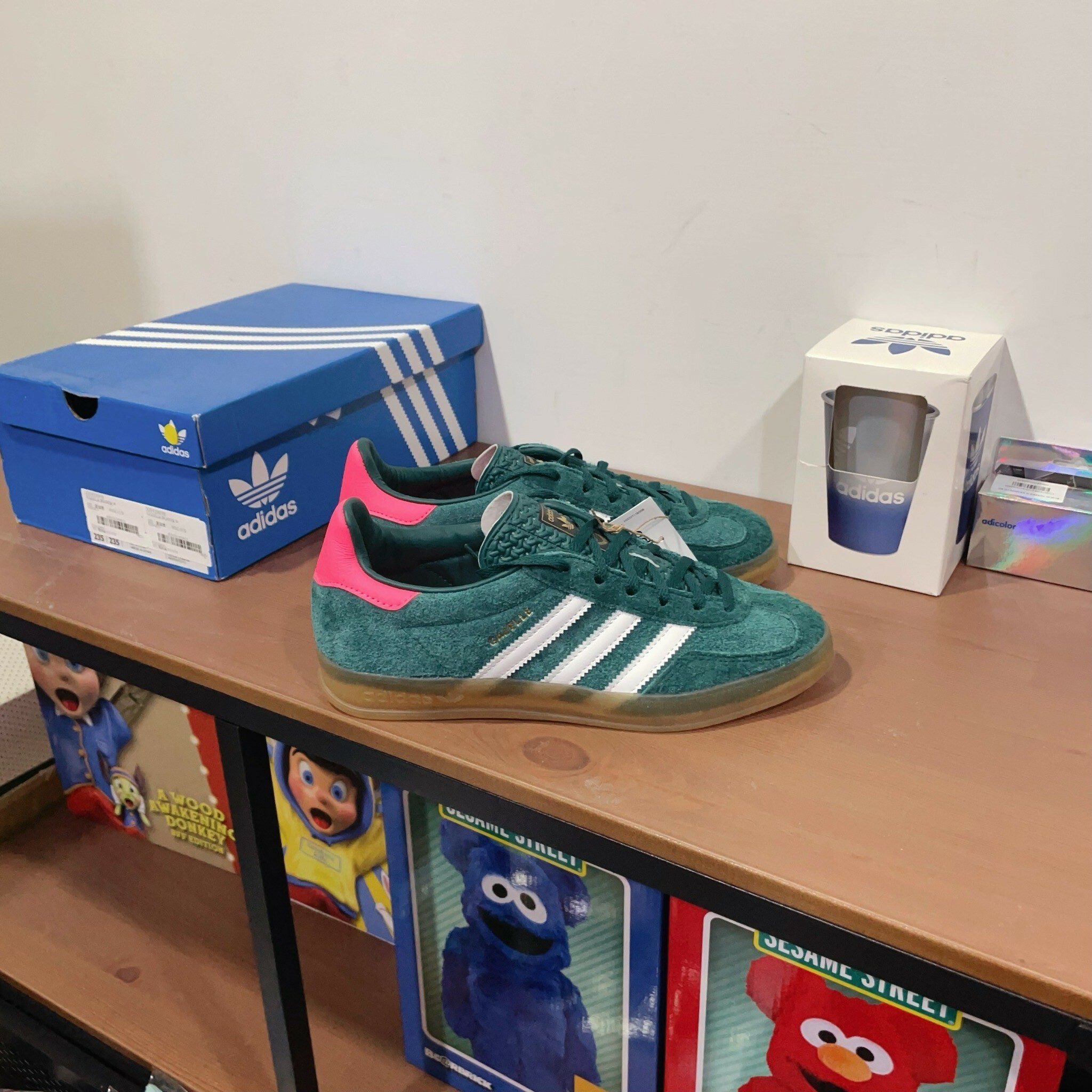 Adidas Originals Gazelle Indoor 孔雀綠 森林綠 桃紅 復古鞋 IG5929