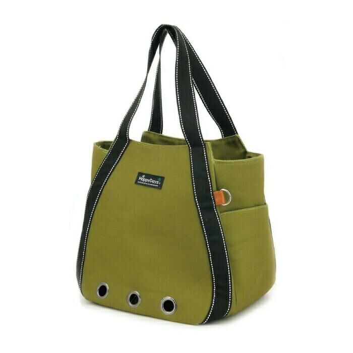 Happy Days 側揹寵物袋 軍綠色
