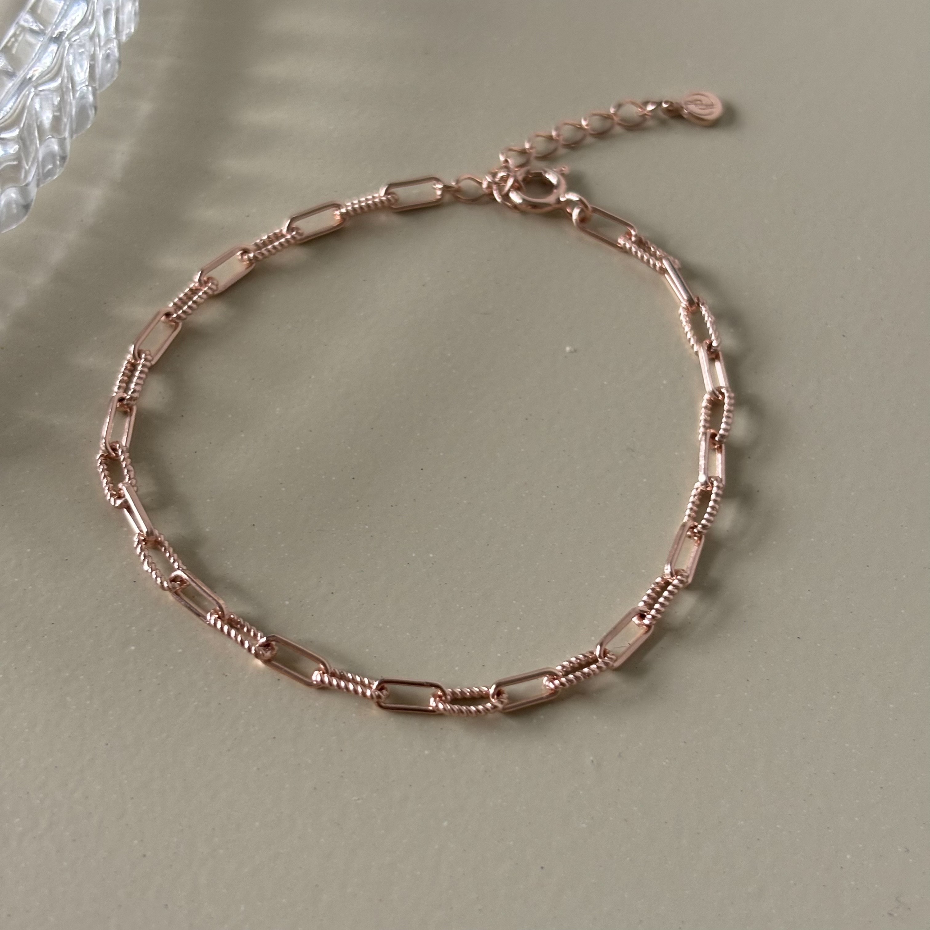 粗麻花longbox手鍊