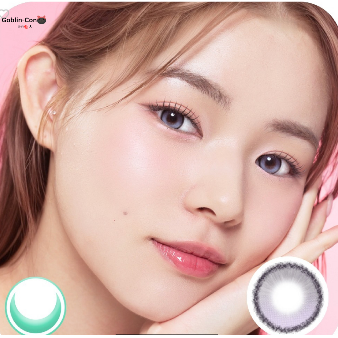 [月拋] LENBLING 1 Month LIGHTRING 2Tone Purple 彩妝隱形眼鏡｜每盒2片