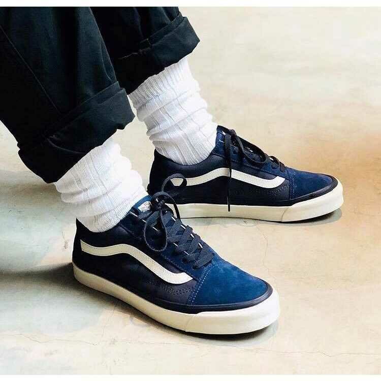 2018AW VANS VAULT WTAPS OG OLD SKOOL 藍色 休閒鞋