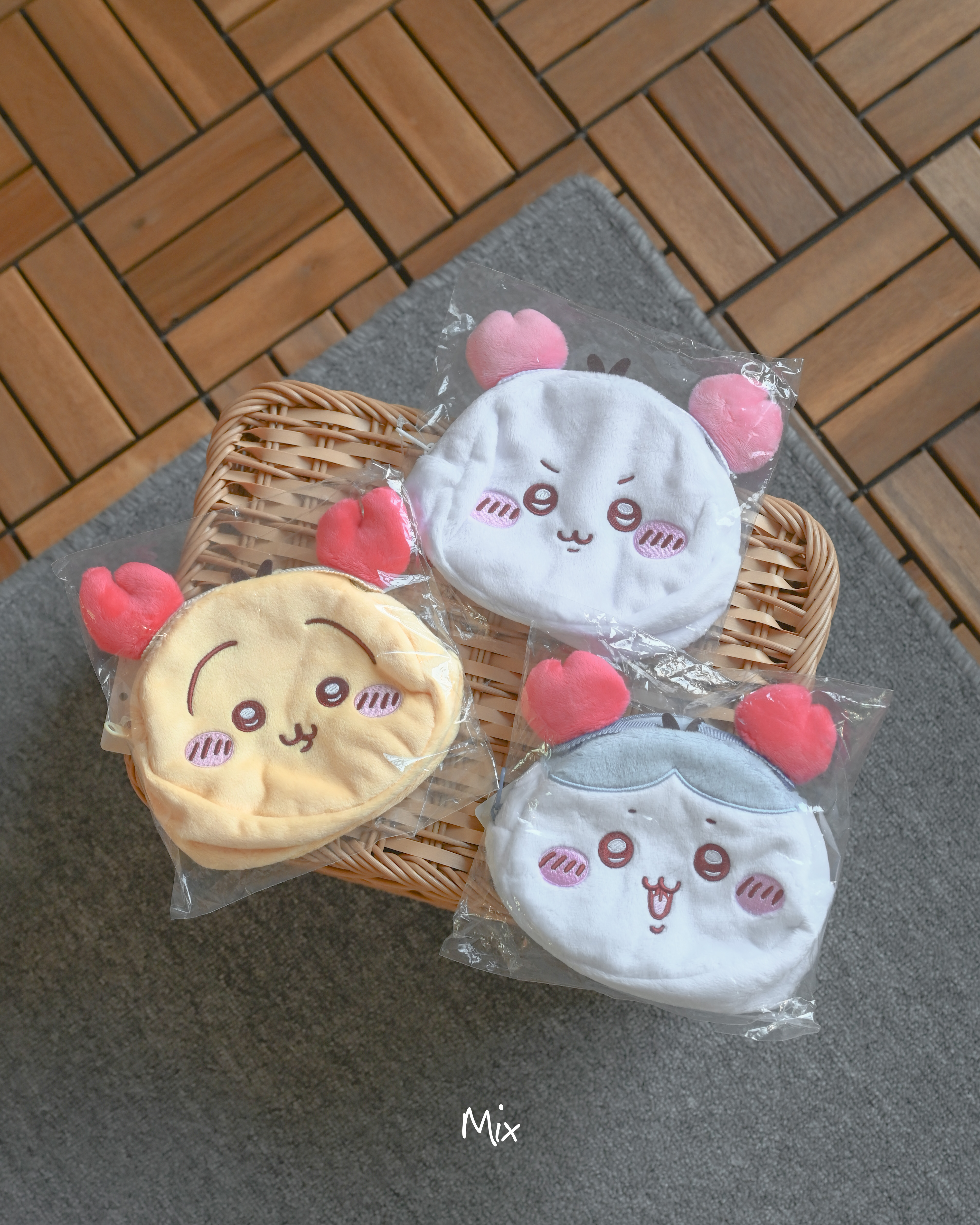 iSNEAKERS｜日本 Chiikawa 吉伊卡哇 古本系列 螃蟹頭化妝包