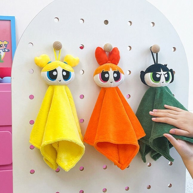 《4586》超可愛飛天小女警擦手巾