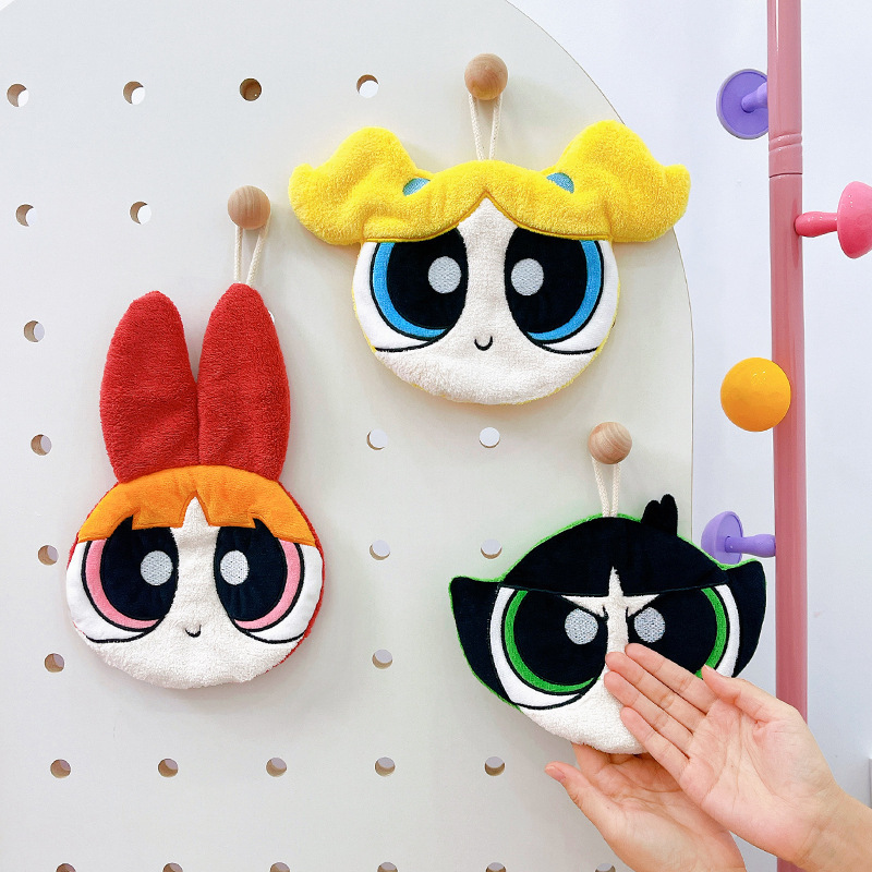 《4586》超可愛飛天小女警擦手巾