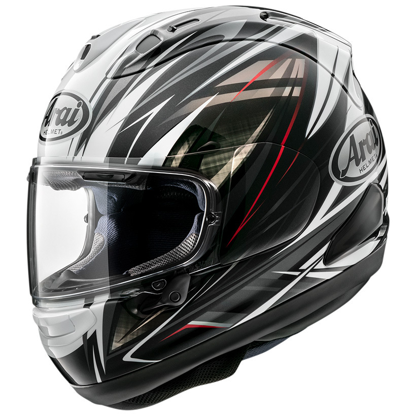 ARAI RX7X Radical 黑白 亮面  彩繪 頂級帽款