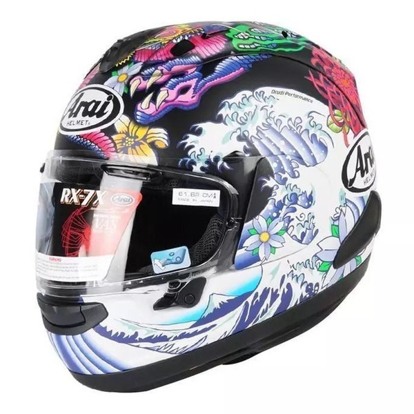 ARAI RX7X ORIENTAL 消光黑 浮世繪 彩繪  頂級帽款