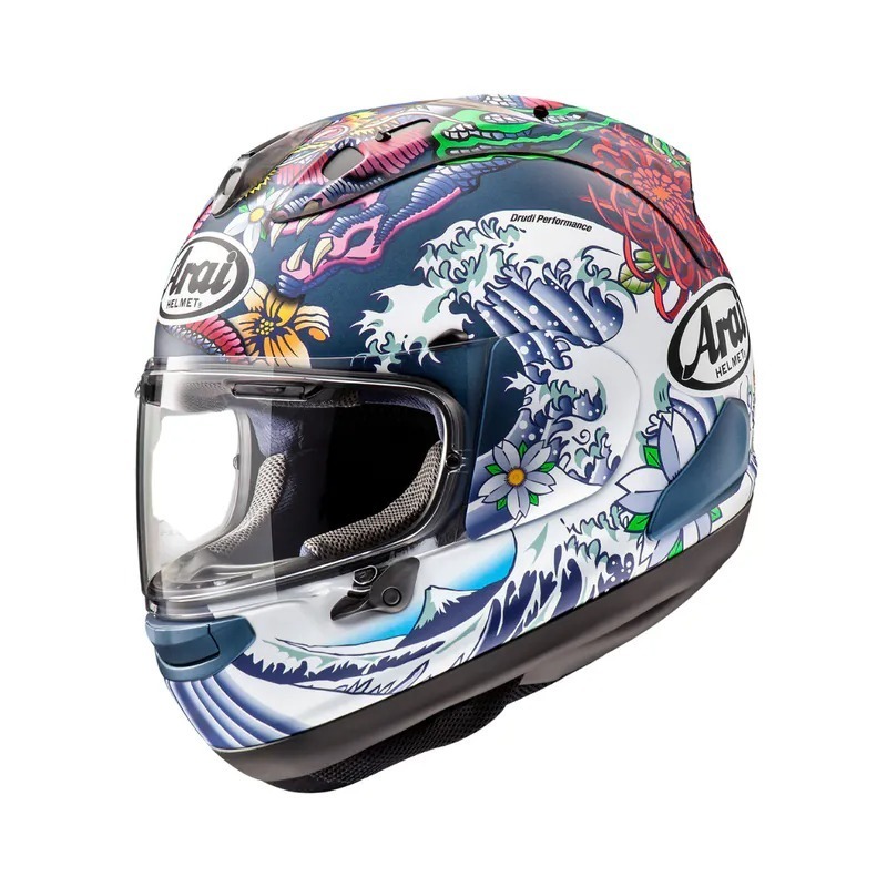 ARAI RX7X ORIENTAL 消光藍  浮世繪 彩繪 頂級帽款
