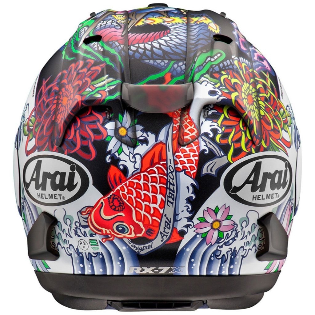 ARAI RX7X ORIENTAL 消光黑 浮世繪 彩繪  頂級帽款