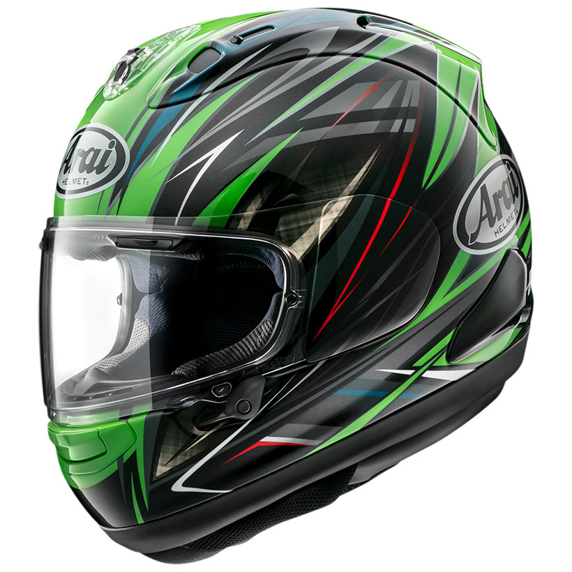 ARAI RX7X Radical 黑綠 亮面  彩繪 頂級帽款