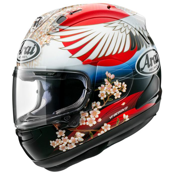 ARAI RX7X TSUBASA 丹頂鶴 亮面  彩繪 頂級帽款