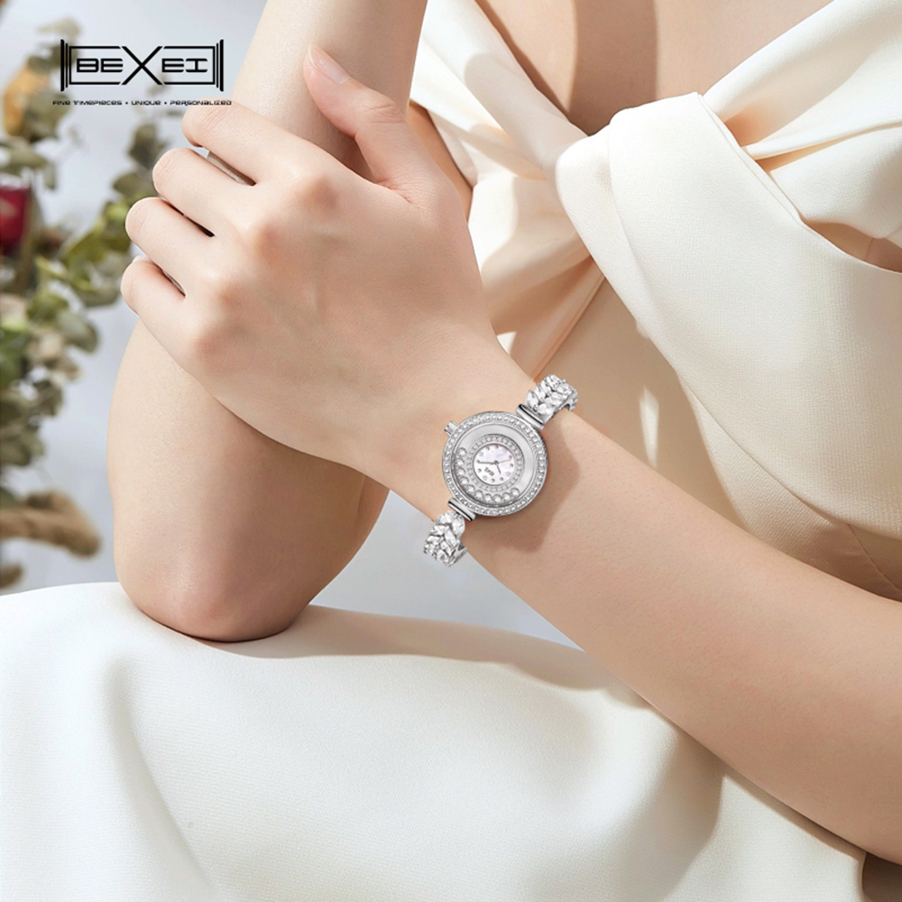 【BEXEI 貝克斯】6116 美人魚 輕奢 夢幻 魚尾 女生 手錶