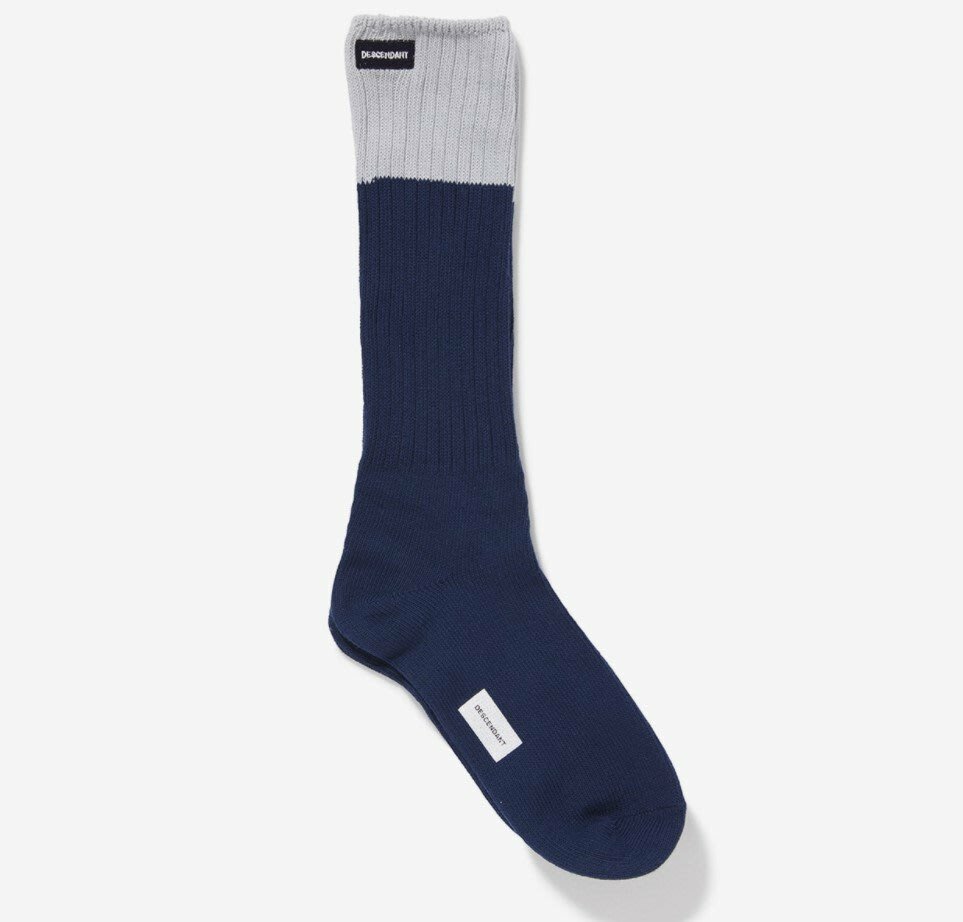 2021AW DESCENDANT SOC SOCKS 穿搭 襪子 深藍 兩色 現貨