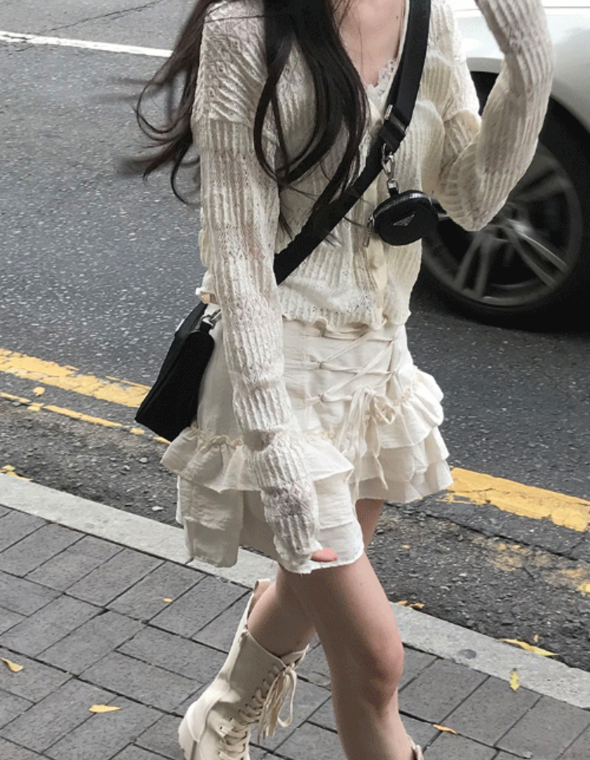 KR VINCY LACE CARDIGAN (2 COLORS)