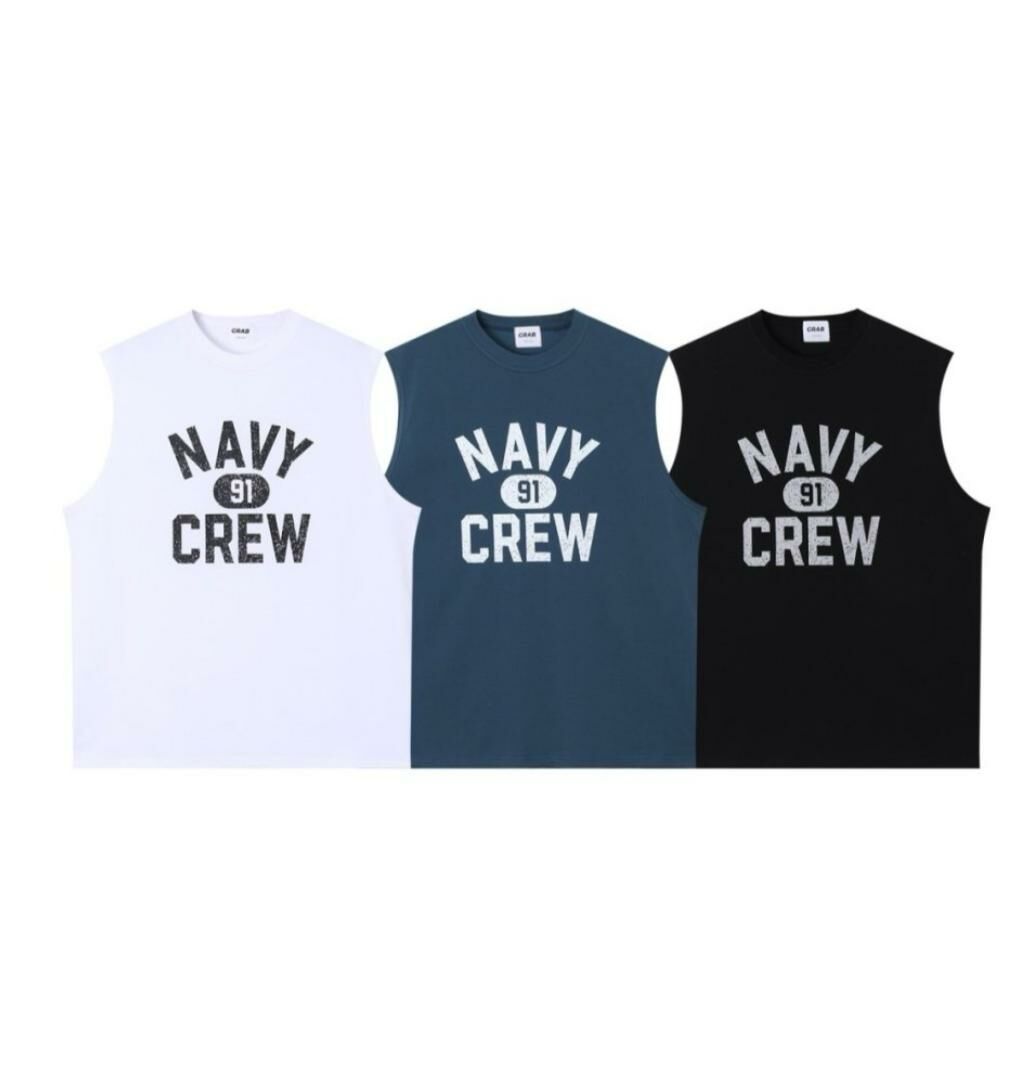 英文字背心 V1097