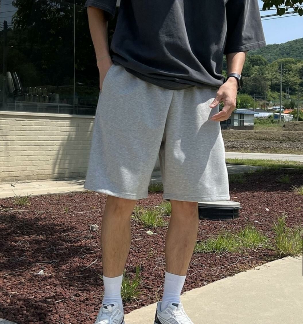 淨色棉質短褲 P2918