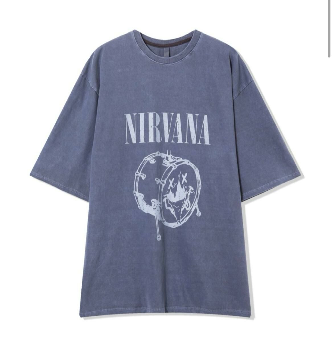 OverSize洗水英文字圖案短袖Tee T5547