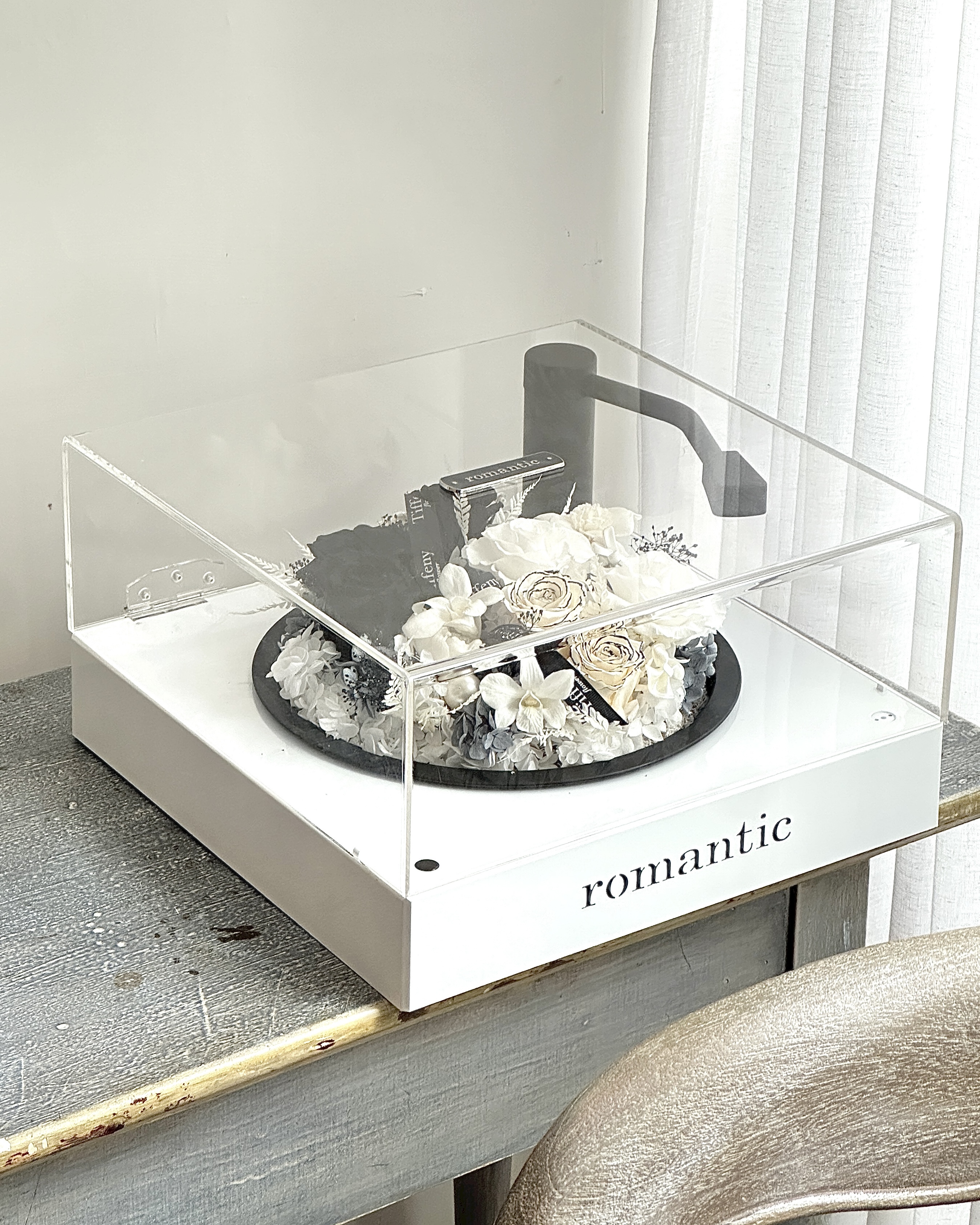 Voice ! 浪漫永生花留聲機 / 可錄音 / 可藍芽