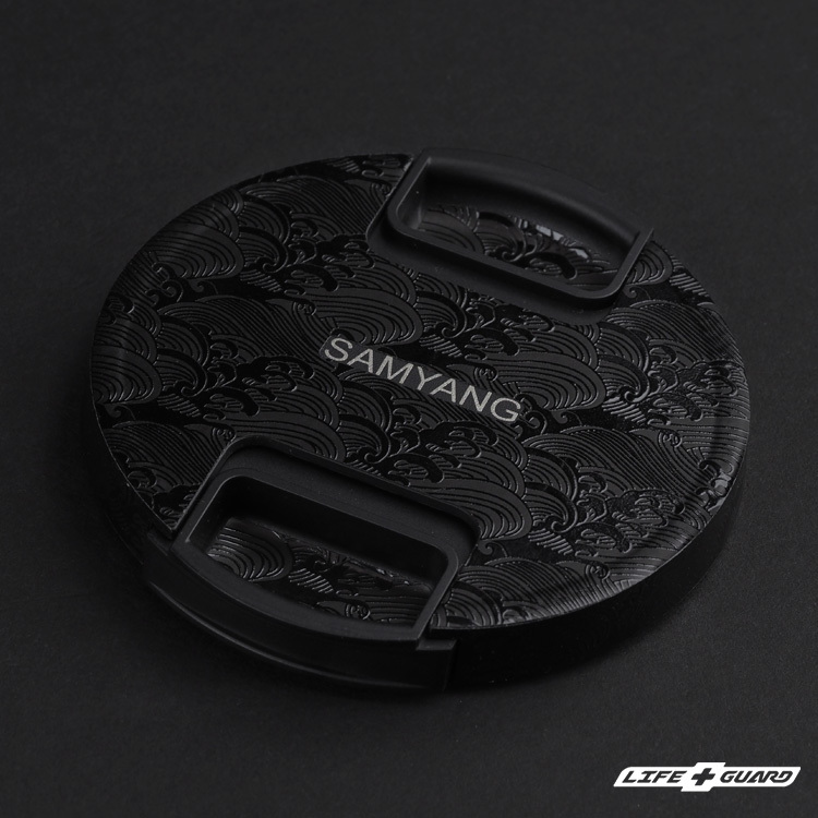 LIFE+GUARD 鏡頭貼膜安裝示意，適用 SAMYANG AF 35-150mm F2-2.8 L