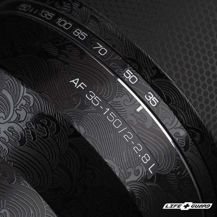 SAMYANG AF 35-150mm F2-2.8 L 貼膜質感特寫，LIFE+GUARD 設計