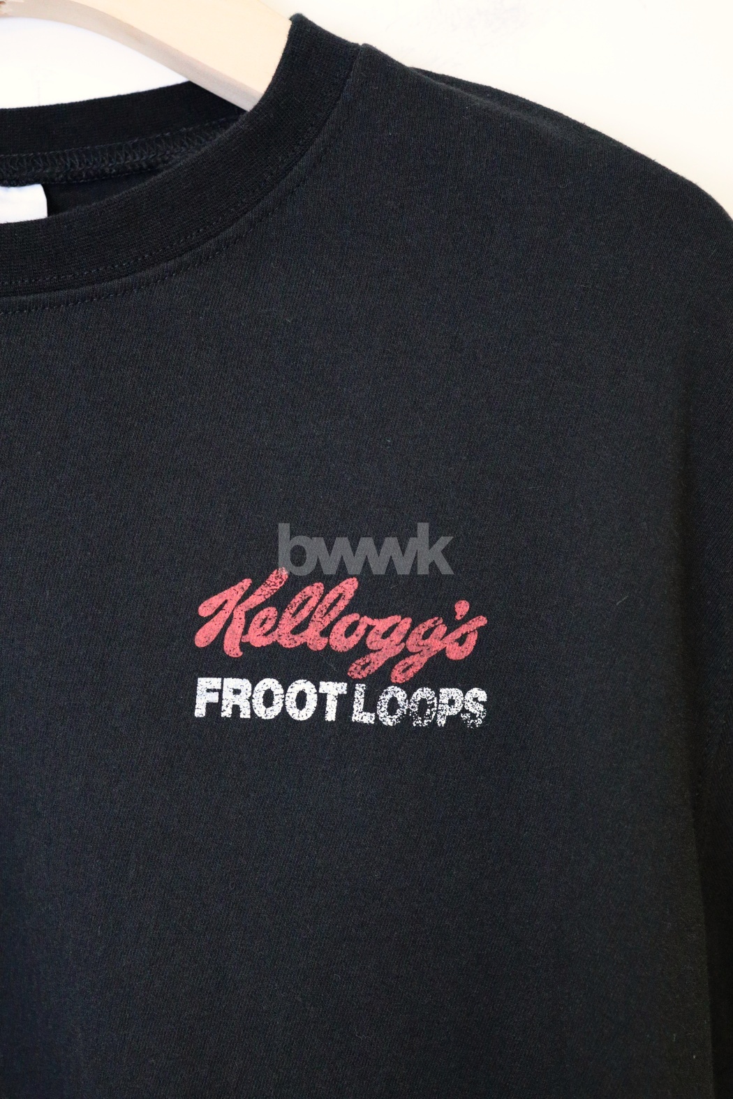 kellogg短版上衣-黑