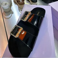 [S] STEVE MADDEN BODIEE DOUBLE STRAP SANDAL,BLACK PATENT, BODI02J1-BLK PATENT (SSM254)