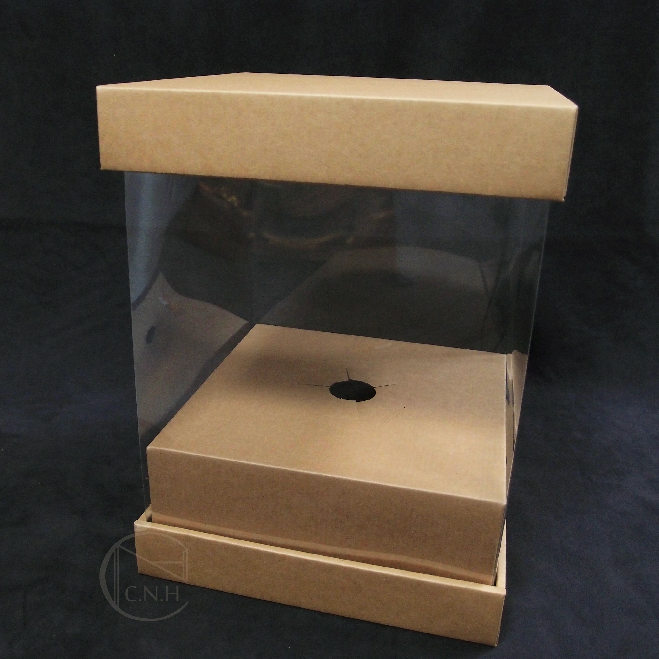 包裝 捧花盒 淺咖 2尺寸