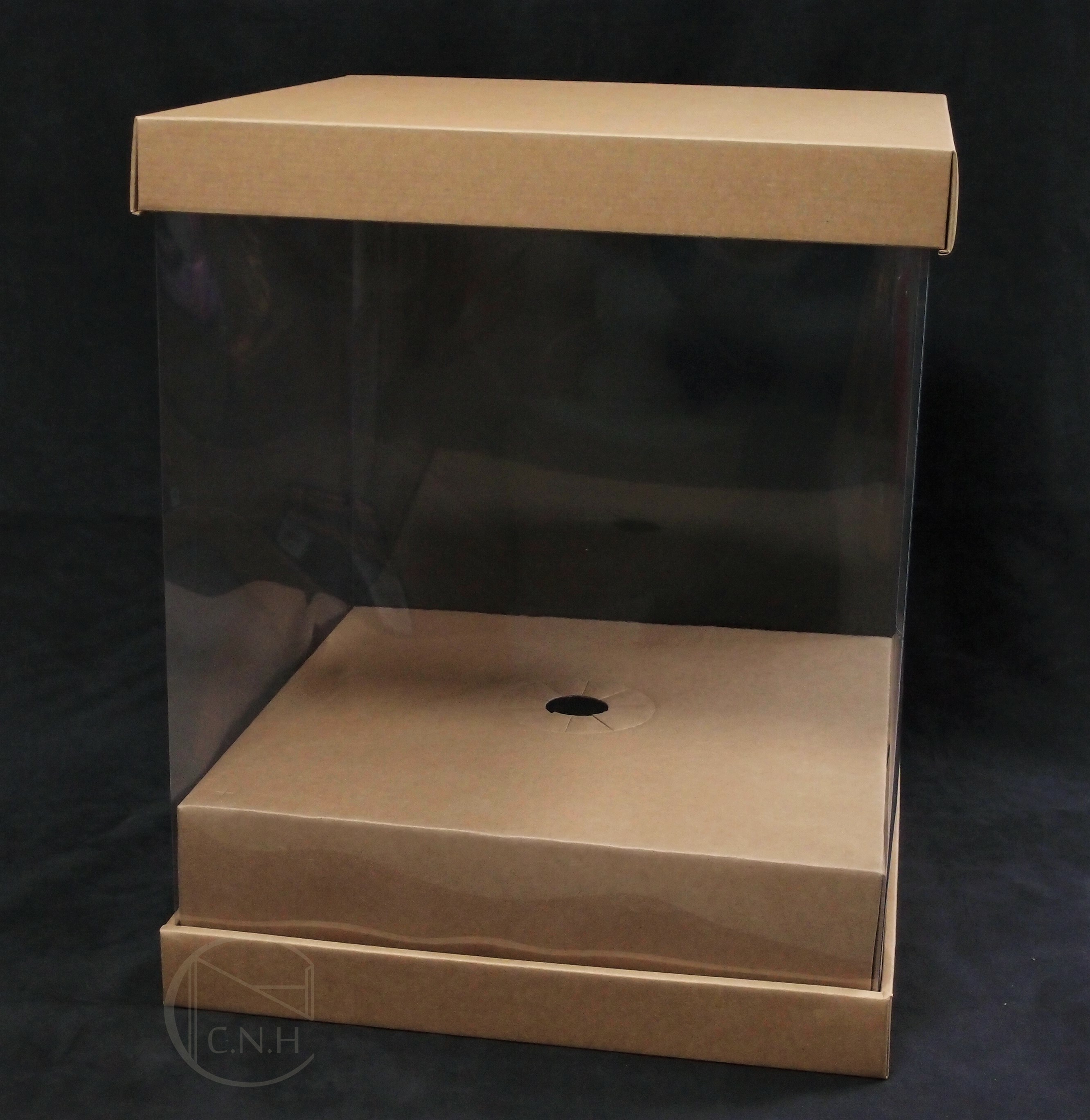 包裝 捧花盒 淺咖 2尺寸