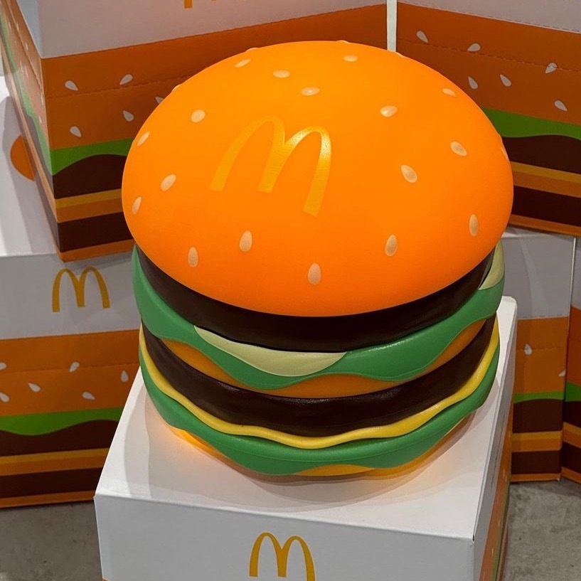 麥當勞 漢堡拍拍夜燈 裝飾 擺設