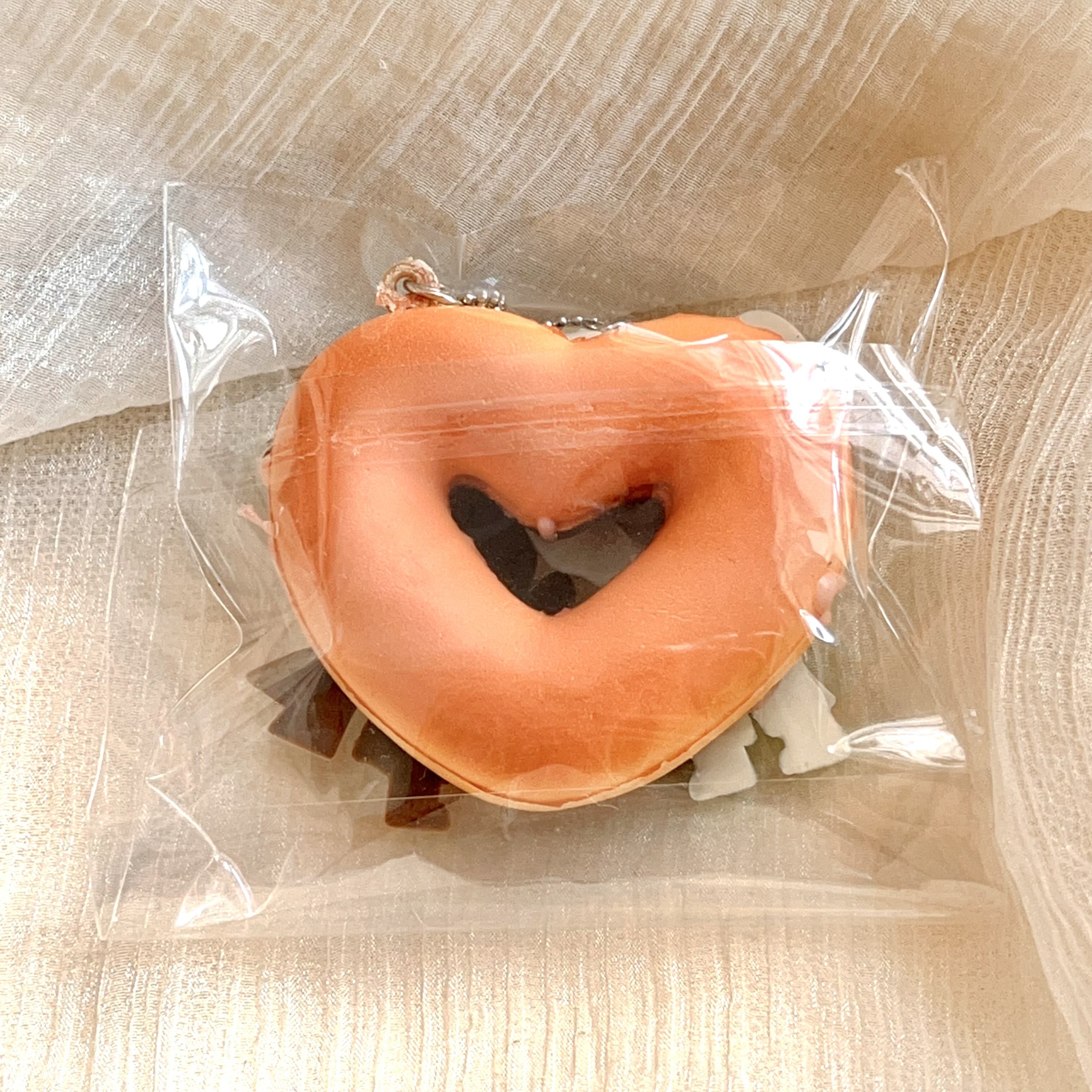 Rare Bear School heart donut squishy