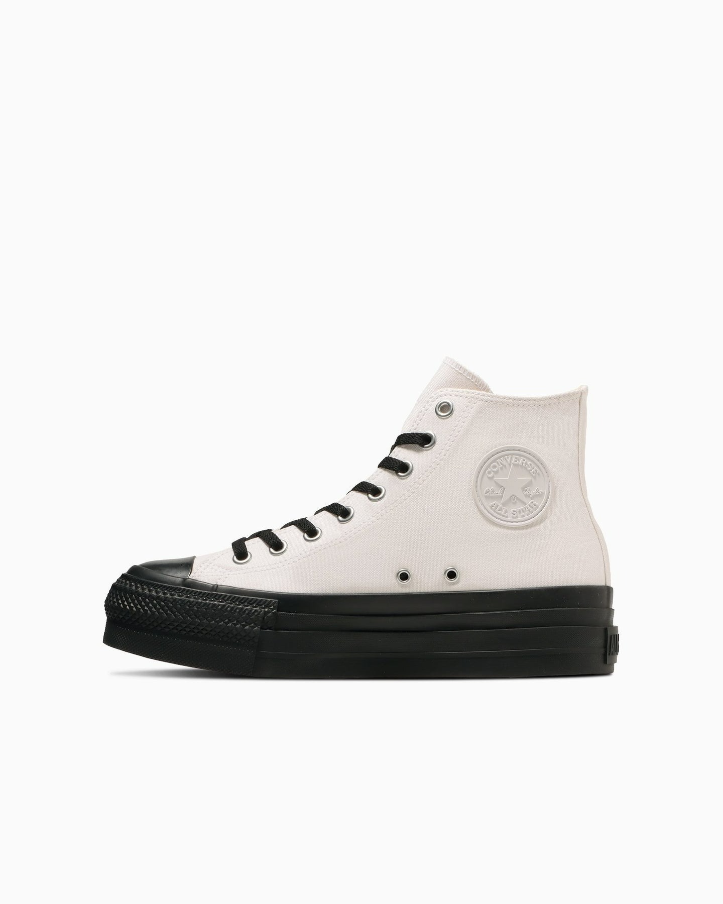 限時特價預購┃日本 CONVERSE ALL STAR Ⓡ LIFTED OVERTAPE HI 帆布 白色 厚底 高筒