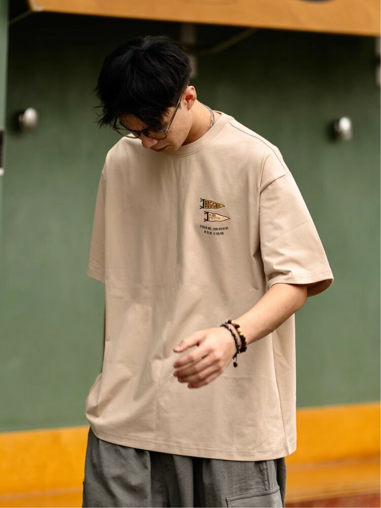 #預購 BTB 24SS 280G SORONA 重磅 涼感 旗幟印花 短T 兩色