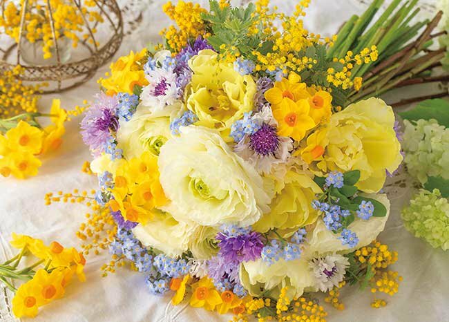 歡快的幸福花束