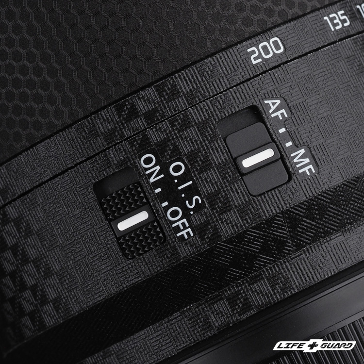 LIFE+GUARD  Panasonic LUMIX S 28-200mm F4-7.1 鏡頭貼膜安裝示意，適用 Panasonic LUMIX S 28-200mm F4-7.1