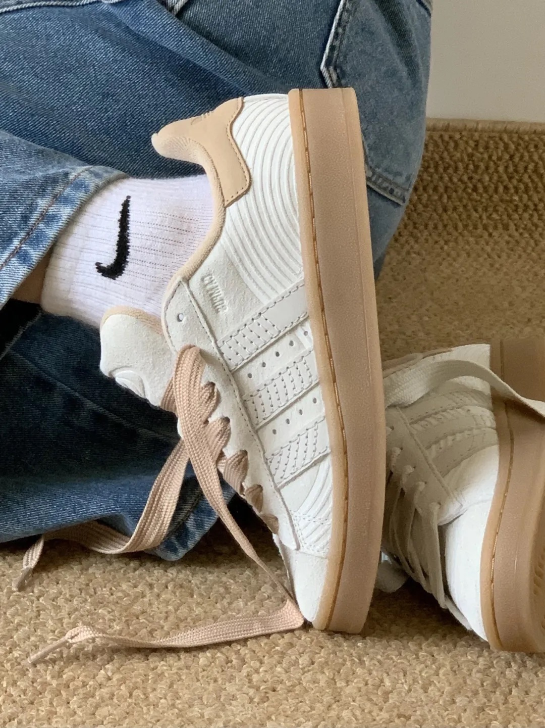 ADIDAS CAMPUS 00S 三葉草 奶油焦糖 米色 泰奶色 胖胖鞋 麵包鞋 男女鞋 IF4334 / 預購