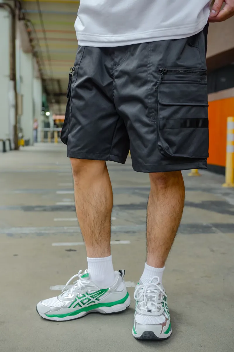 SBG 拼接織帶立體口袋短褲【SB0531】