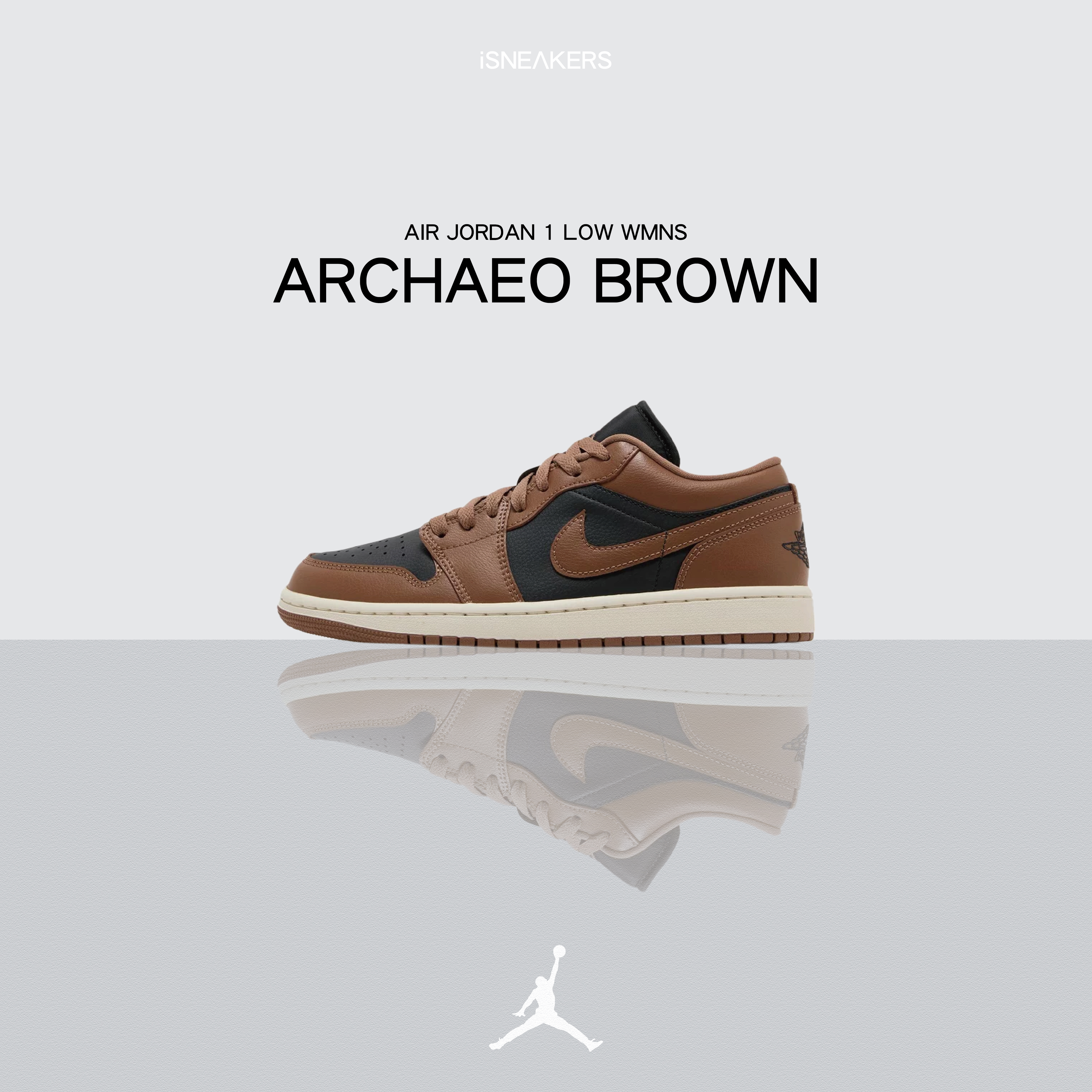 iSNEAKERS｜Air Jordan 1 Low "Archaeo Brown" 黑棕 DC0774-021