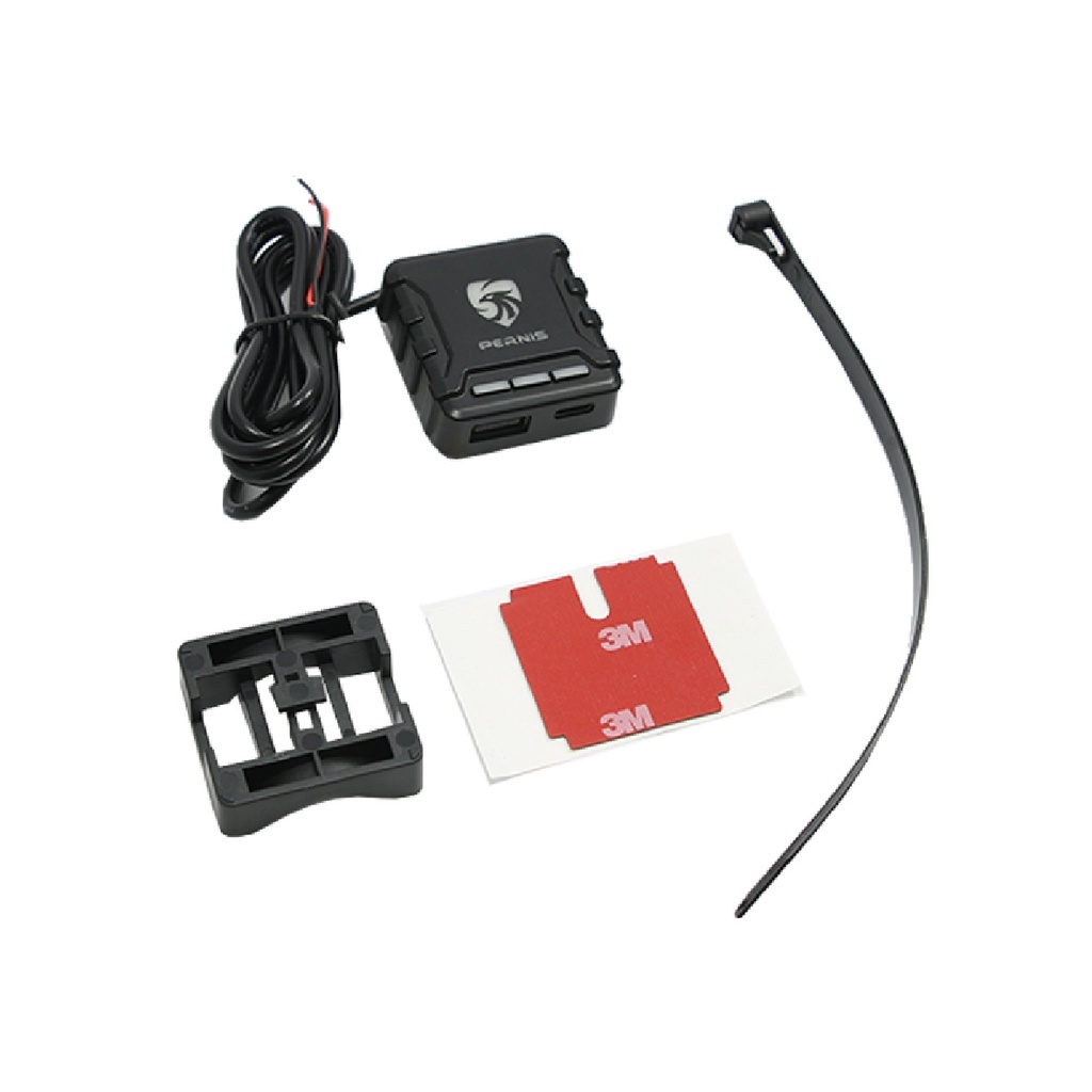 【寶麗萊 Polaroid】MDC-22QCU 鷹隼 急速 雙孔 快充 全機防水 機車usb typeA typ