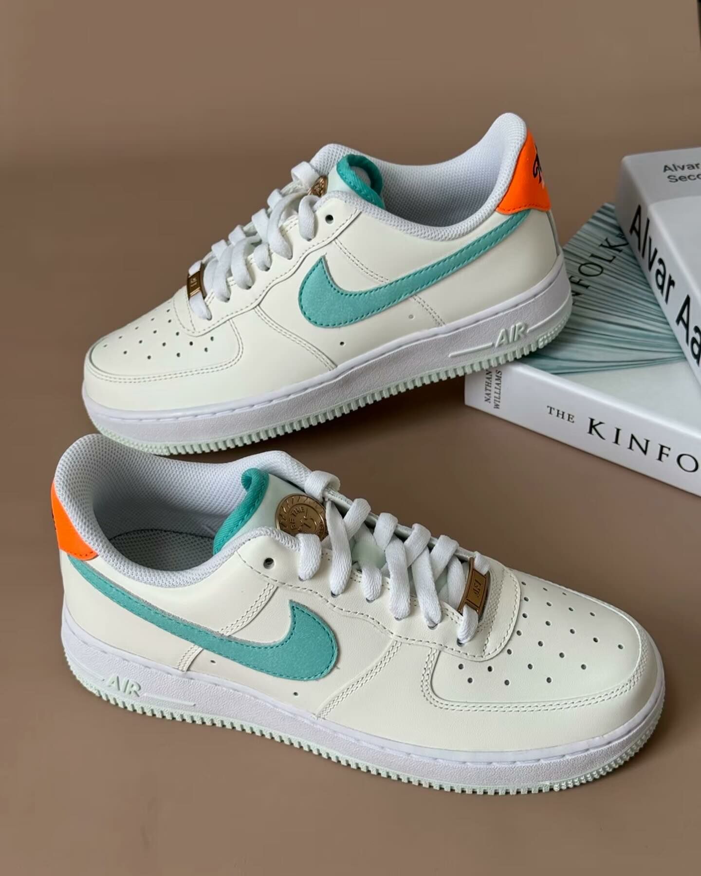 Nike Air Force 1 Be The One AF1 巴黎奧運 金牌 米綠橘 湖水綠勾 HM3728131