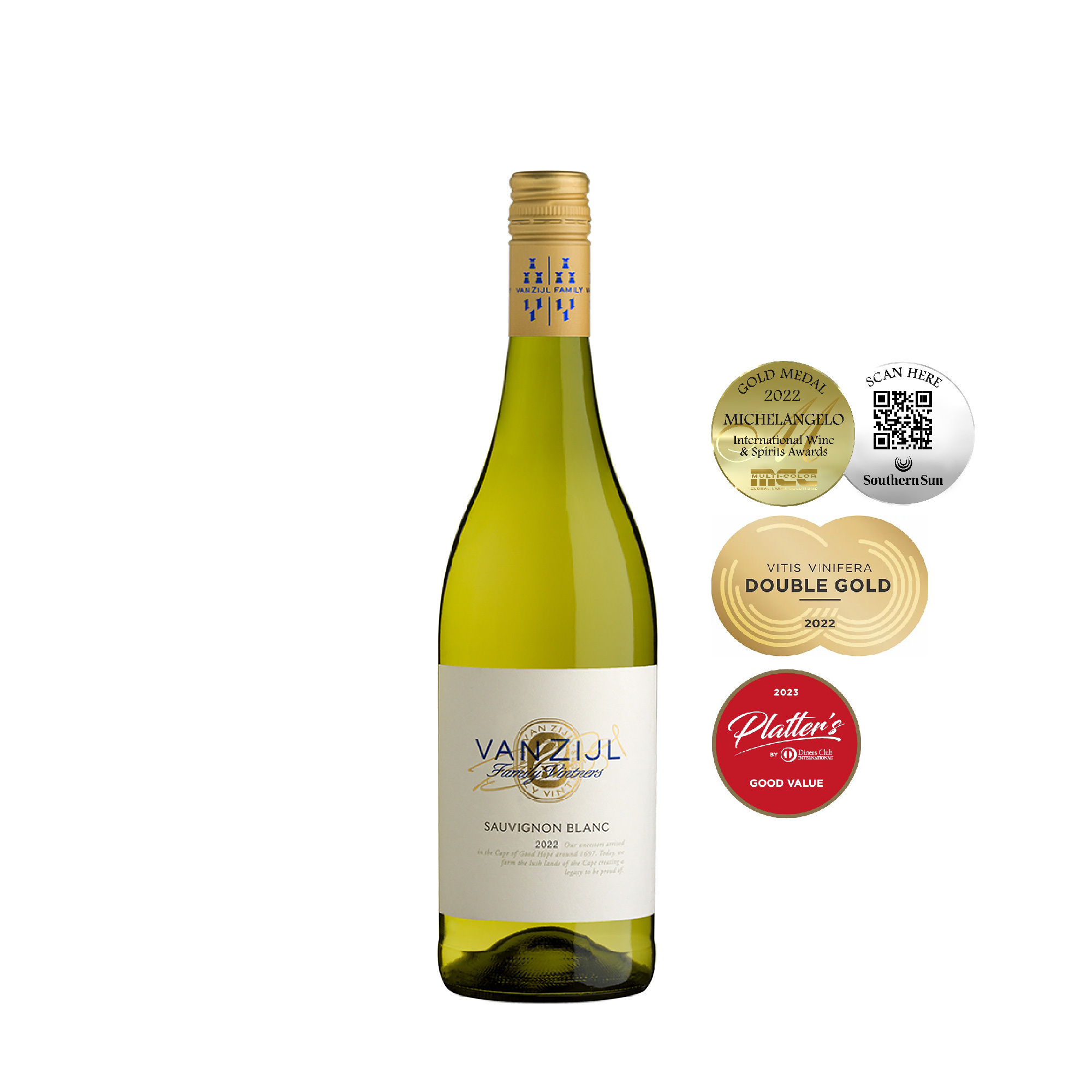 南非白酒VAN ZIJL Sauvignon Blanc 2022 South Africa (750ml)