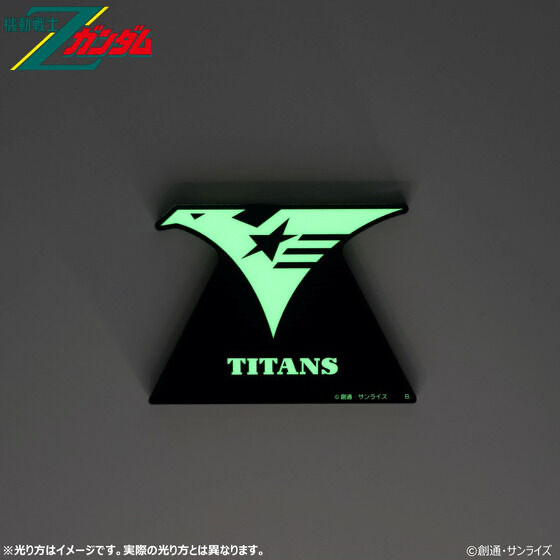 216568 Pbandai 預訂2024/10月 機動戦士Zガンダム 光るアクリルスタンド ティターンズ