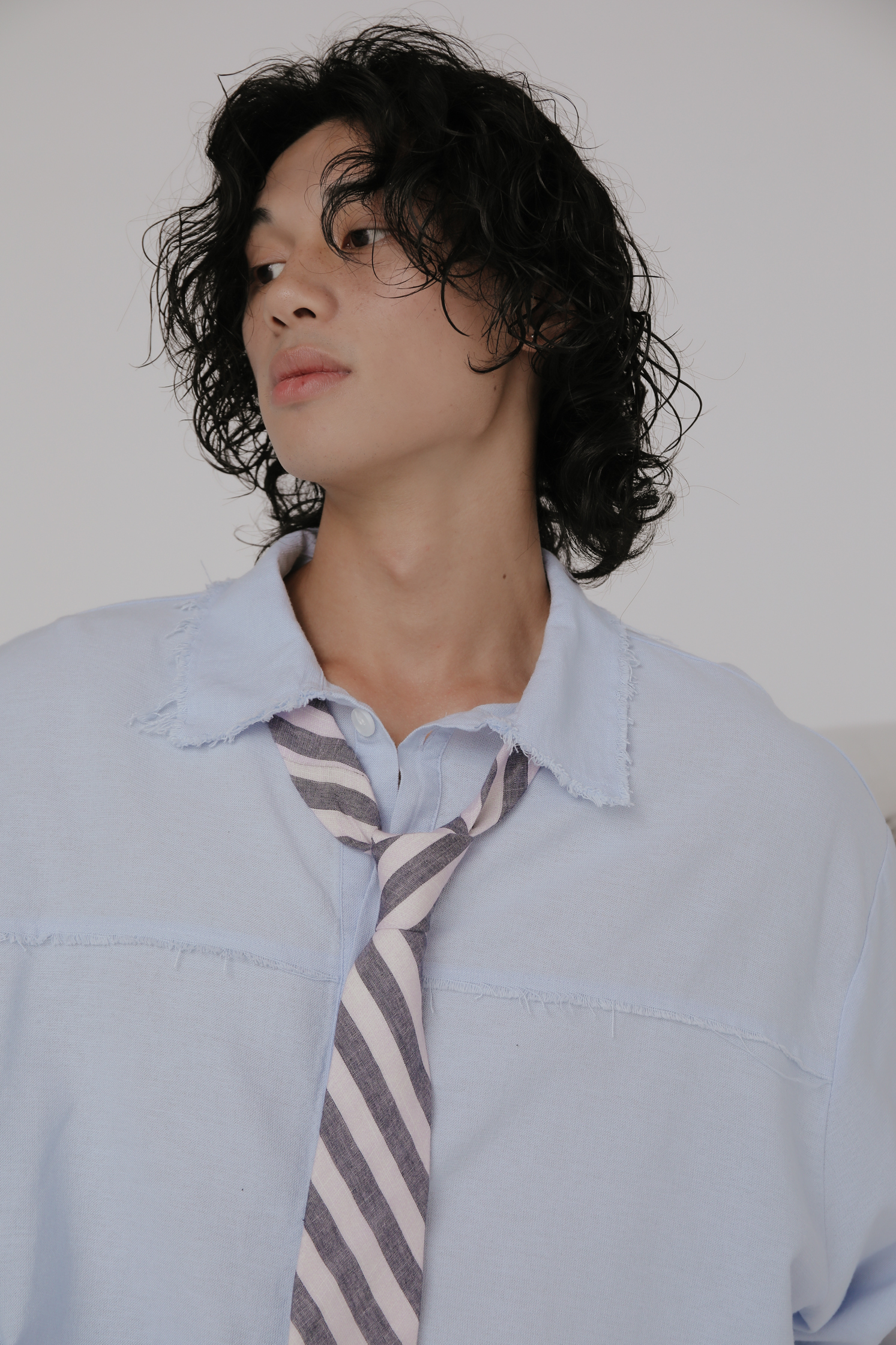 Washed Linen Crop Shirt #長襯衫 (售完不補)