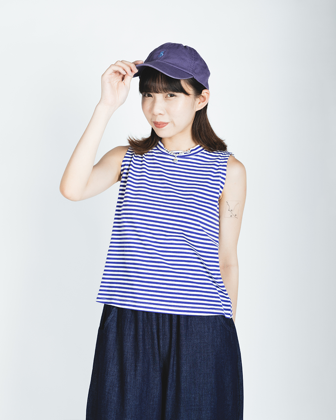 【 Kiki.co made 】自家製橫間背心打底