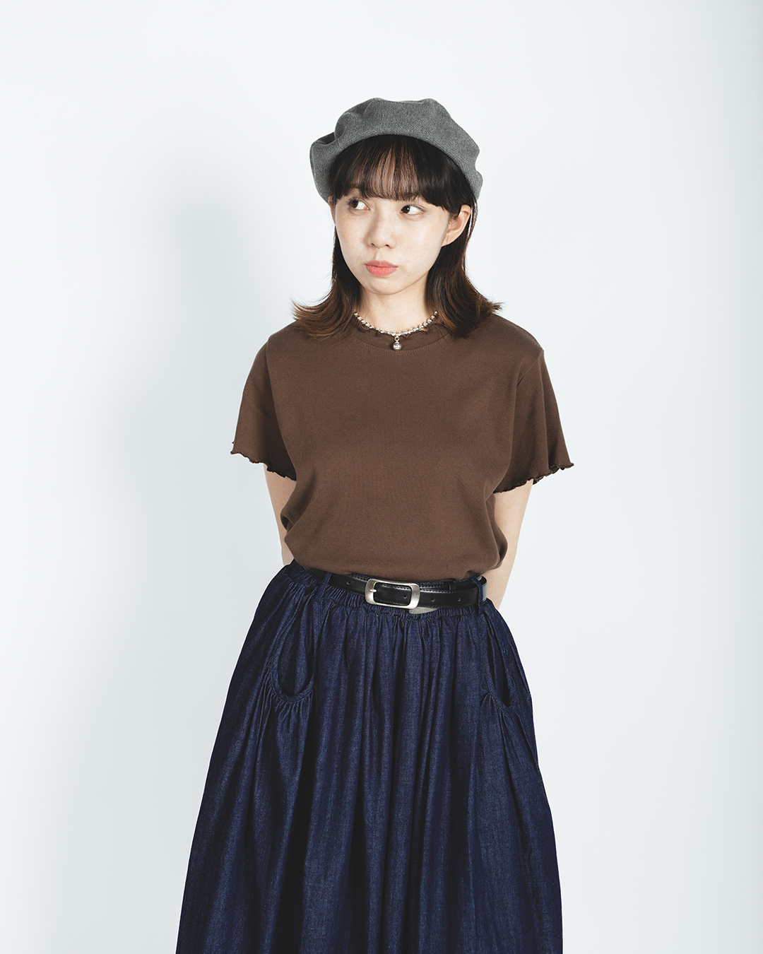 【 Kiki.co made 】自家製木耳邊點點短袖上衣