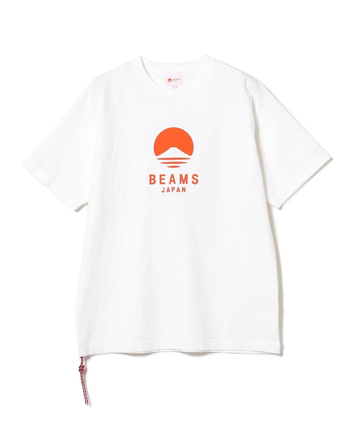 預購┃日本製 BEAMS JAPAN LOGO 富士山 組紐 紅繩 短TEE