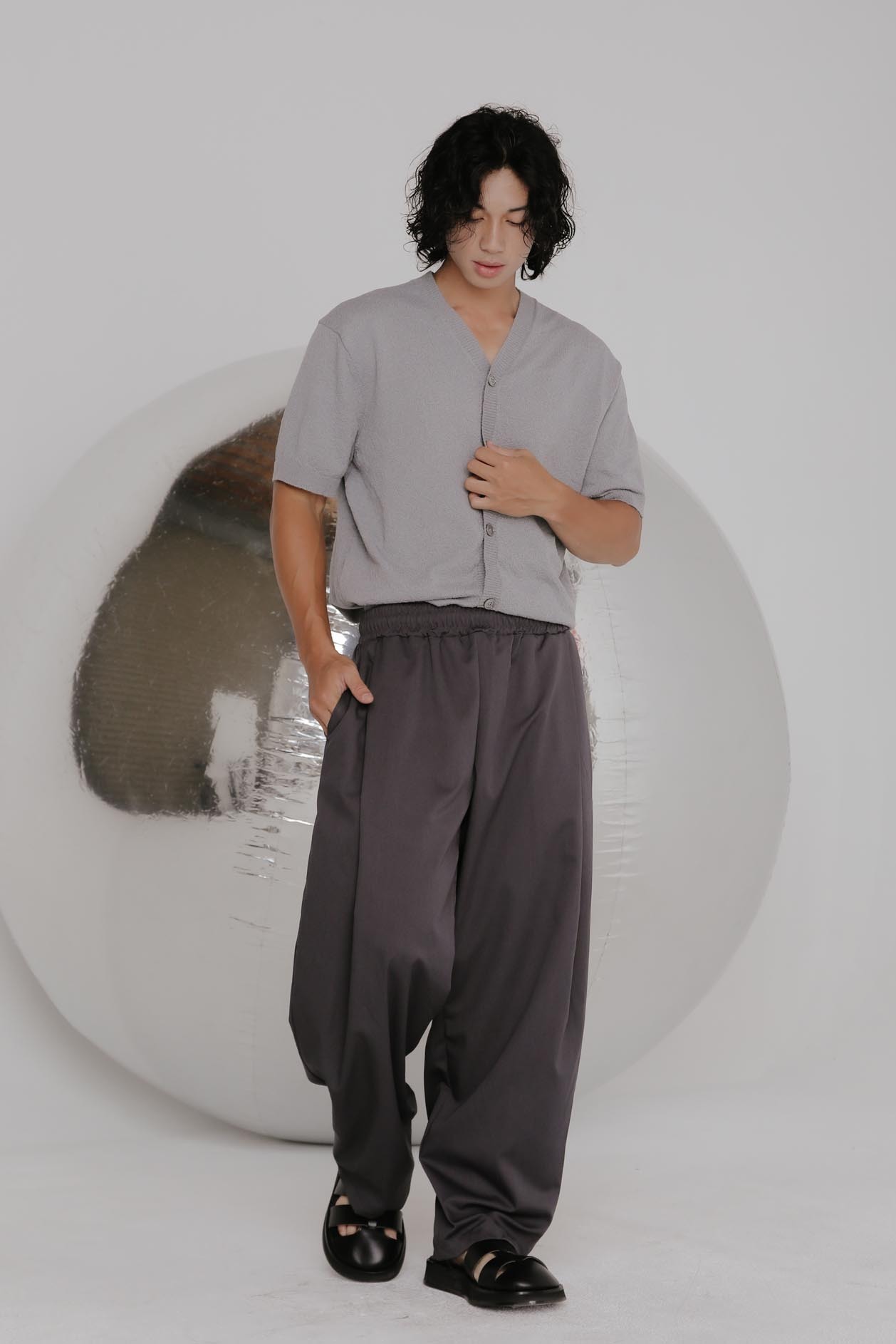 Aki Short Sleeve Cardigan #罩衫