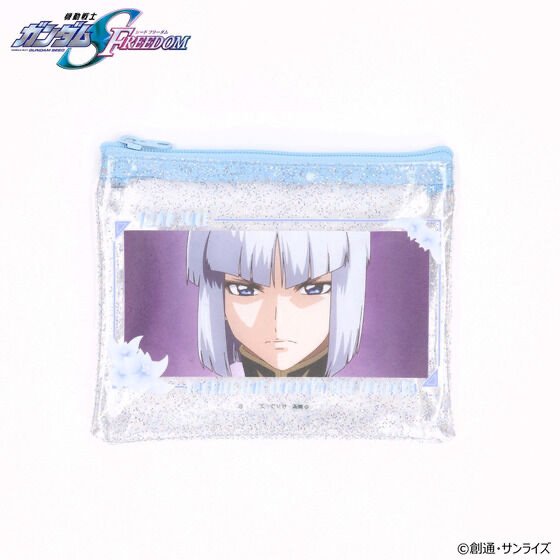 215663 Pbandai 預訂2024/10月 機動戦士ガンダムSEED FREEDOM イザーク・ジュール バースデイシリーズ ラメ入りクリアポーチ （全2種）
