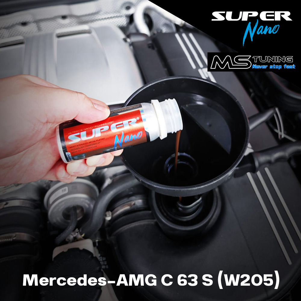 SUPERNANO Engine Restorer 50g x 2 bottles for Mercedes-AMG C 63 S (W205)
